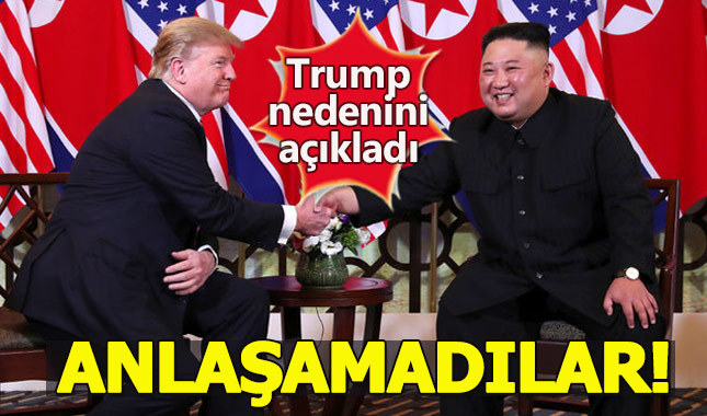 Trump-Kim Zirvesi Anlaşma Olmadan Sona Erdi