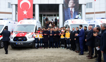 Ardahan’da 11 Yeni ambülans ve 1 UMKE aracı hizmete başladı