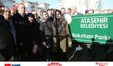 Ataşehir İnönü Mahallesi’nde Ekrem Bakırhan Parkı Açılışı Yapıldı