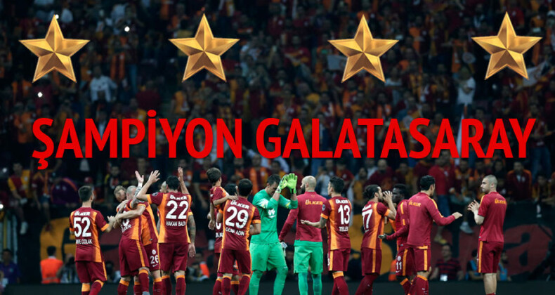 Süper Lig şampiyonu Galatasaray oldu