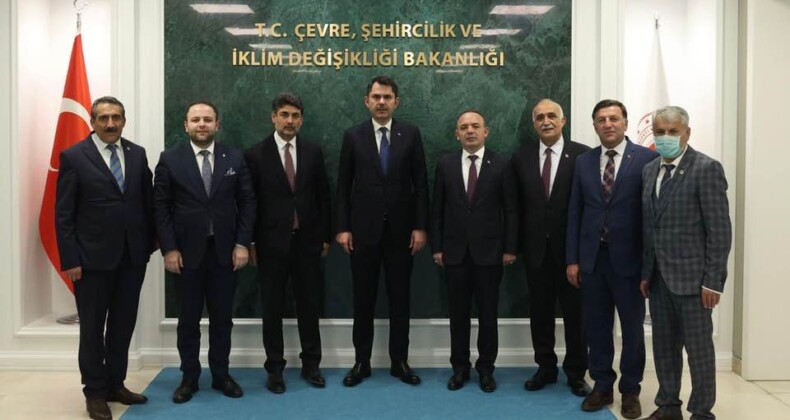 Orhan Atalay ve Ardahan Heyeti Birlikte Bakanları Ziyaret Ettiler