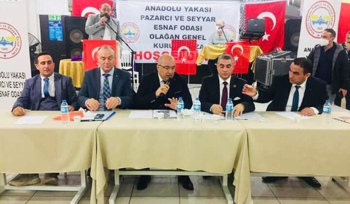 Pazarcılar Odası Kongresinde Memet Emin Yarar Güven Tazeledi