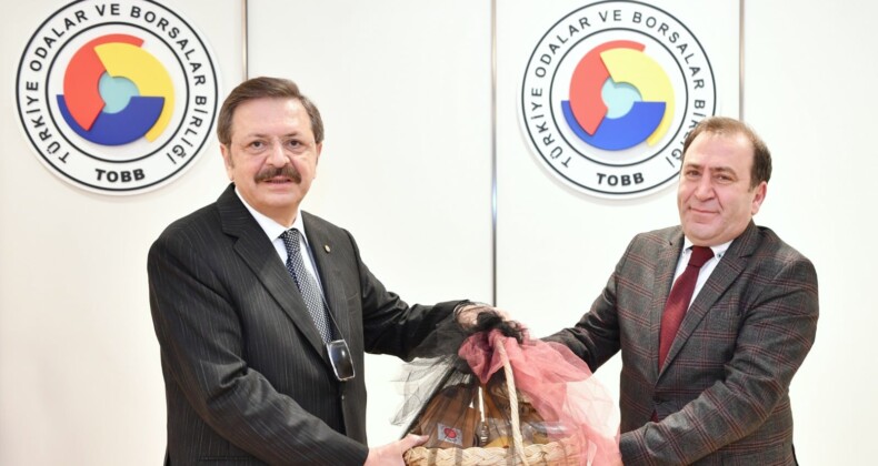 ATSO Başkanı Demirci, TOBB Başkanı Hisarcıklıoğlu ile Görüştü