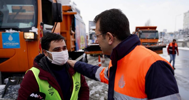 İBB, 7421 Personel ve 1582 Araçla Kar ile Mücadele Ediyor