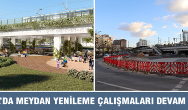 Kartal’da Meydan Yenileme Çalışmaları Devam Ediyor
