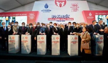 İstanbul’da 30 Kreşin Toplu Temel Atma Töreni Yapıldı