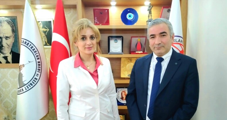 Gazeteci Erkan Sarıkaya, Başkan Terlan Kaya’yı Ziyaret Etti
