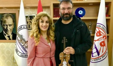 Tolga Sağ, Sanatçılar Odası Başkanı Terlan Kaya’yı Ziyaret Etti