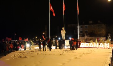 Ardahan’da Ata’ya Saygı Nöbeti Etkinliği
