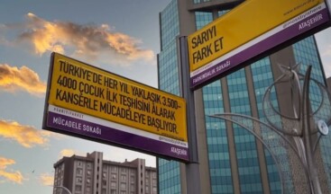 Ataşehir’in bazı sokak tabelaları, sarıya çevrildi