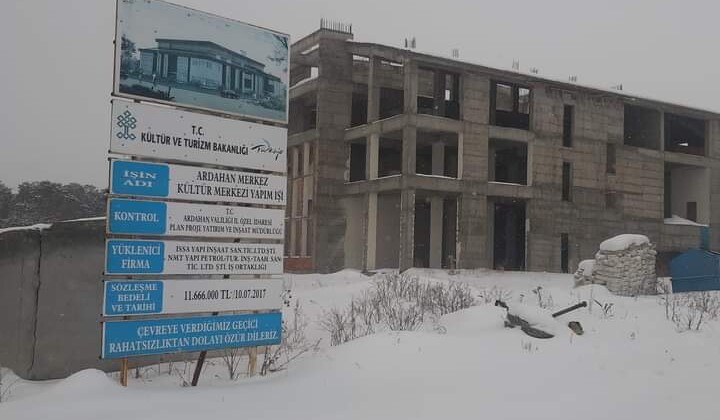 Ardahan Kültür Sanat Merkezi Binası Neden Bitmiyor?