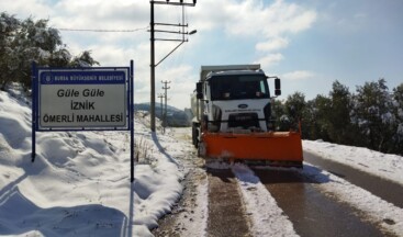 Bursa Büyükşehir Belediyesi kar sınavını başarıyla geçti