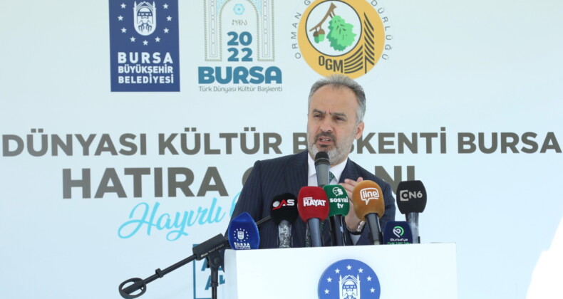 Kültür başkenti Bursa’da fidanlar toprakla buluştu