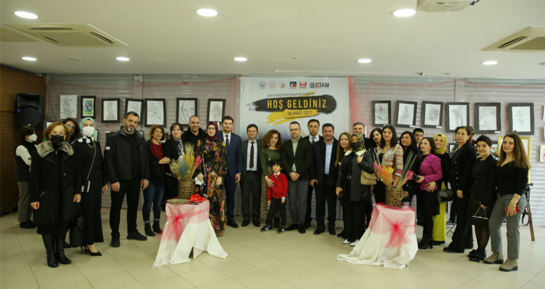 Çekmeköy’de “Elimin Emeği Kadın Ressamlar” Sergisi