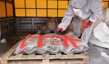 Ataşehir’de 28 bin 659 kilo asbest atığı bertaraf edildi