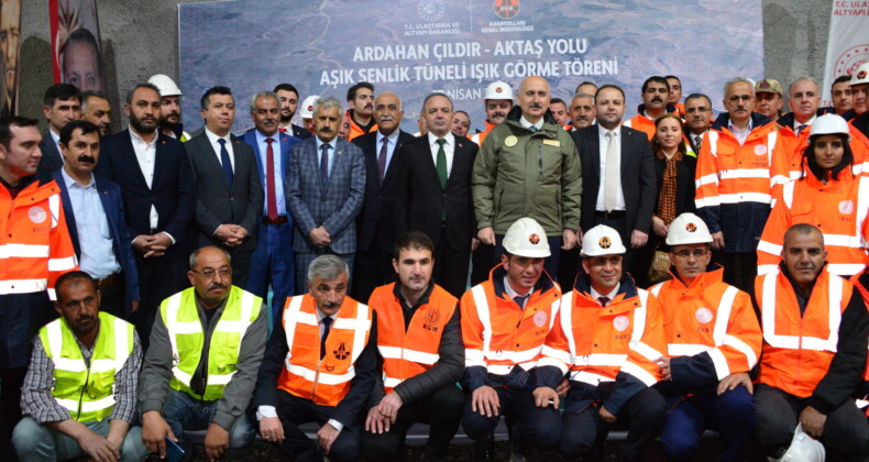 Ardahan Aşık Şenlik Tüneli’nde ışık görüldü