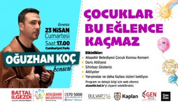 Ataşehir’de 23 Nisan coşkuyla kutlanacak