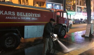 Kars Belediyesinin Bahar Temizliği Devam Ediyor