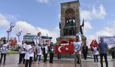 SAHIM-SEN 1 Mayıs İşçi Bayramında Taksim Meydanındaydı