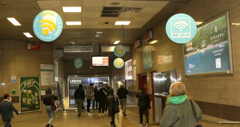 İBB ücretsiz Wi-Fi uygulaması artık tüm kapalı istasyonlarda