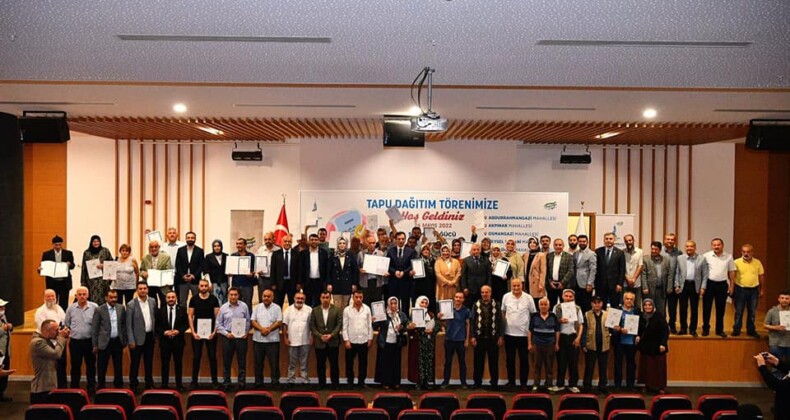 Sancaktepe’de 170 Aile Daha Tapularına Kavuştu