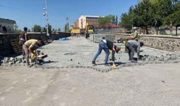 Kars’ta Kilit Parke Yol Çalışmaları Devam Ediyor