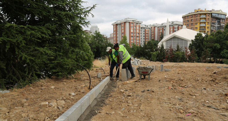 Ataşehir Belediyesi Yeni Bir Parkın Yapımına Başladı