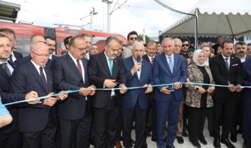 Bursa’da yeni tramvay hattı törenle hizmete açıldı