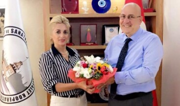Halk Bankası Üsküdar Şubesi Müdürü, Başkan Terlan Kaya’yı Ziyaret Etti