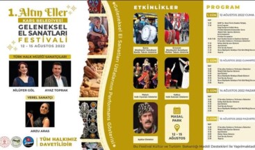 Kars 1. Altıneller Geleneksel El Sanatları Festivali Başlıyor
