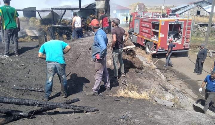 Ardahan’da Korkutan Yangın
