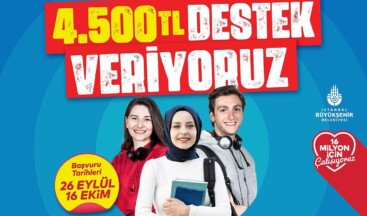 İBB’den 75 bin öğrenciye geri ödemesiz 4 bin 500 TL burs