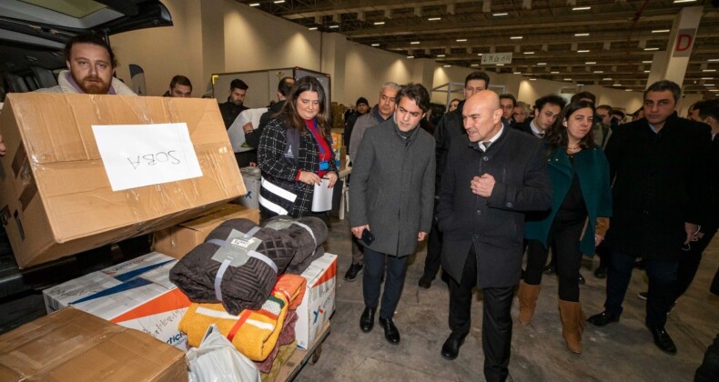 İzmir’den deprem bölgesine destek çığ gibi büyüyor