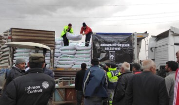 Ankara Büyükşehir Belediyesi Depremzedelere Desteği Devam Ediyor