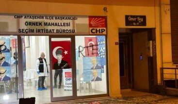CHP Ataşehir şeçim bürosuna saldırıyla ilgili 6 kişi gözaltına alındı