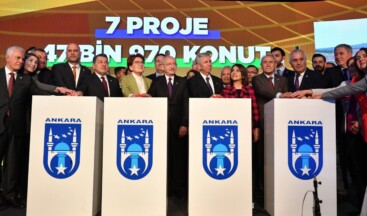 Ankara Büyükşehir Belediyesi 7 Proje 47 Bin 970 Projesi Tanıttıldı
