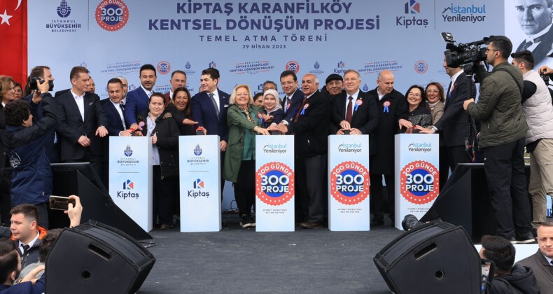 KİPTAŞ Karanfilköy Kentsel Dönüşüm Projesi Temel Atma Töreni