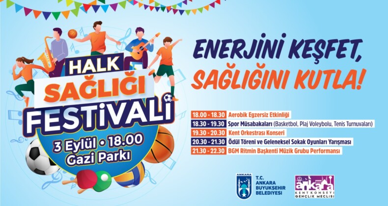 Ankara’da Halk Sağlığı Festivali Düzenlenecek