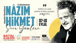 Ataşehir Belediyesi Uluslararası Nâzım Hikmet Şiir Günleri Başlıyor