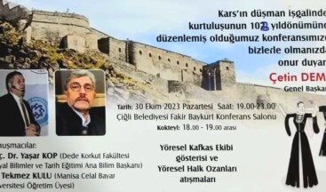 İzmir’de Kars’ın Kurtuluşu Etkinliği Yapılacak