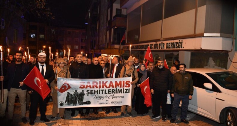 Esenyurt Belediyesi Sarıkamış Şehitleri Unutulmadı