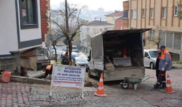 Ataşehir Belediyesi Yol Bakım Çalışması