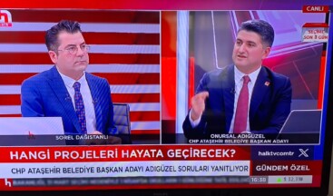 Onursal Adıgüzel, Halk Tv’de Ataşehir İçin Projelerini Anlattı