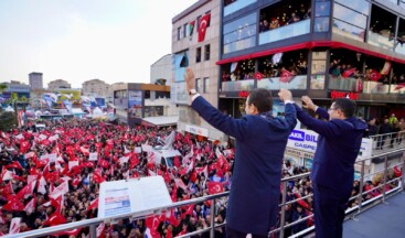İmamoğlu, Orhan Çerkez İle Çekmeköy’de Miting Yaptı