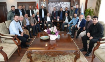 Ardahan Alagöz Derneği, Köylüleri Başkan Çerkez’i Ziyaret Ettiler