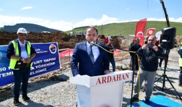 Göle’de 250 kişilik öğrenci yurdunun temeli atıldı