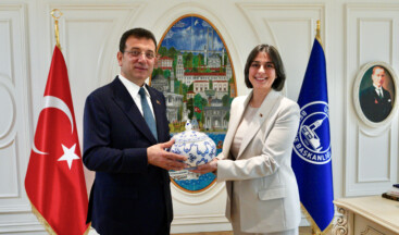 İmamoğlu’ndan Üsküdar Belediye Başkanı Sinem Dedetaş’a Ziyaret