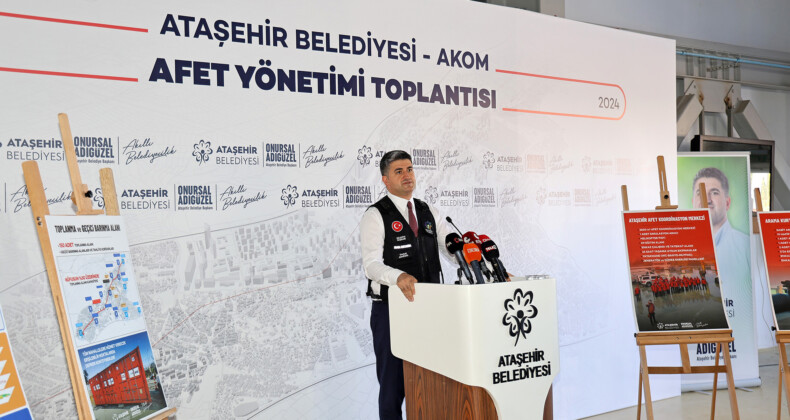 Ataşehir’de Afet Yönetimi Toplantısı