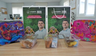 Ataşehir’de Öğrencilere Kırtasiye ve Beslenme Desteği