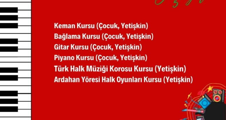 Ardahan Belediyesi Kültür Sanat Merkezi Açacak